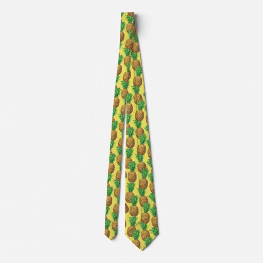Cravate d'ananas ensoleillé (Dos)