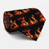 Cravate Dancing Fire (Roulé)