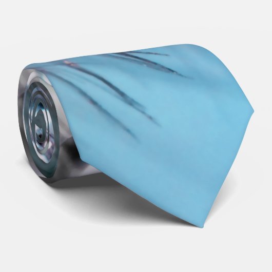 Cravate Dandelion Dew Sparkling Sky Blue Arrière - plan (Roulé)