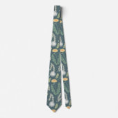 Cravate Dandelion Floral Weed Motif (Devant)