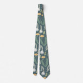 Cravate Dandelion Floral Weed Motif (Dos)