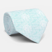 Cravate Dandelion Graines - Aqua (Roulé)