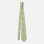 Cravate Dandelions, vert, jaune et blanc (Dos)