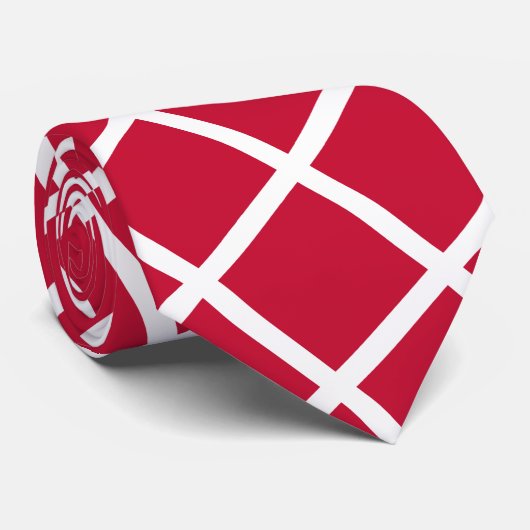 Cravate Danemark Cravates, mode Drapeau danois (Roulé)