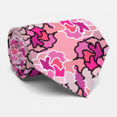 Cravate Dans L'Art Motif Géométrique Rose Du Milieu Du Siè (Roulé)