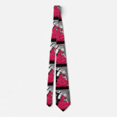 Cravate Danse de minuit de couples de danse de salle de (Dos)