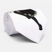 Cravate Danse de piano (Roulé)