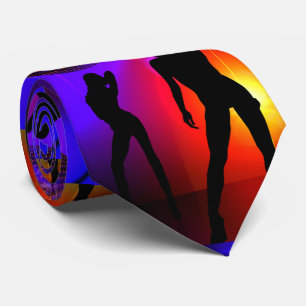 Cravate Danse Disco Filles Font Luminer Dans L'Obscurité
