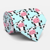 Cravate Danser ultra mignonne Kawaii Cow (Roulé)