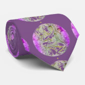 Cravate danser yoginis violet (Roulé)