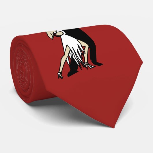 Cravate Danseurs de tango (Roulé)