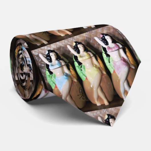 Cravate Danseurs Hawaiian Hula Thunder_Cove (Roulé)