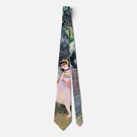 Cravate Danseuse au bouquet de fleurs par Edgar Degas (Devant)