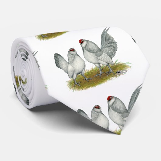 Cravate D'Anvers Self Blue Bantams (Roulé)