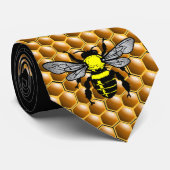 Cravate d'apiculteur d'abeille de miel (Roulé)