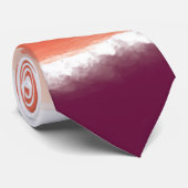 Cravate d'aquarelle d'Ombre (Roulé)
