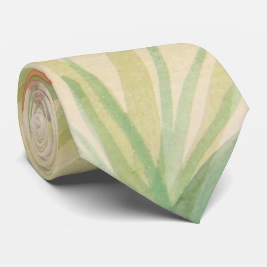 Cravate d'aquarelle monogramme (Roulé)