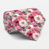 Cravate d'aquarelle rose vif (Roulé)