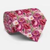 Cravate d'aquarelle rose vif (Roulé)