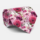 Cravate d'aquarelle rose vif (Roulé)