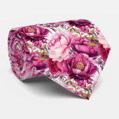 Cravate d'aquarelle rose vif (Roulé)