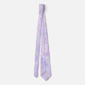 Cravate d'aquarelles violet (Dos)