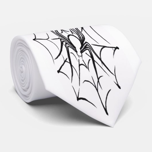 Cravate d'ARAIGNÉE de TATOUAGE PAR PHOENIX (Roulé)