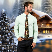 Cravate d'arbre léger à bougie de Noël