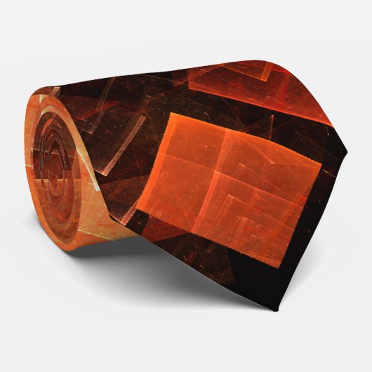 Cravate d'art Abstrait (Roulé)