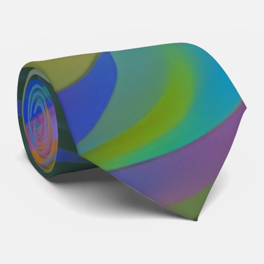 Cravate d'art Abstrait AI (Roulé)