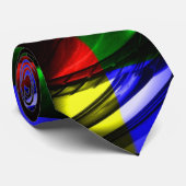 Cravate d'art Abstrait de l'ordinateur numérique (Roulé)