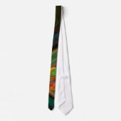 Cravate d'art Abstrait vert de renaissance (Dos)