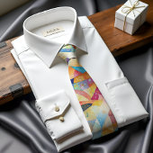 Cravate d'art Abstraite