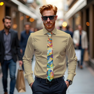 Cravate d'art Abstraite