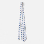 Cravate d'art Blue Dove (Dos)