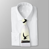 Cravate d'art de barrière et de mouette de (Attaché)