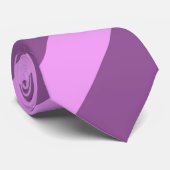 Cravate D'Art De Bloc Violet Et Lilac (Roulé)