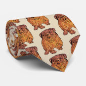 Cravate d'art de Bulldog en France (Roulé)