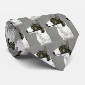 Cravate d'art de chien de "bull-terrier" (Roulé)