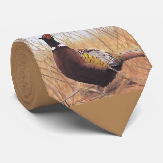 Cravate d'art de faisan (Roulé)