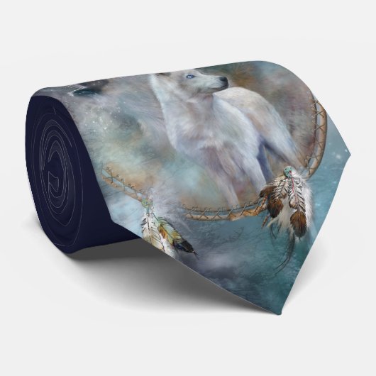 Cravate d'art de loup d'esprit (Roulé)