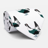 Cravate d'art des oiseaux capercaillie (Roulé)