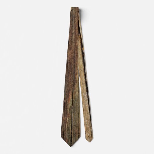 Cravate d'art en bois personnalisée (Devant)