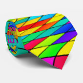 Cravate d'art en verre souillé (Roulé)