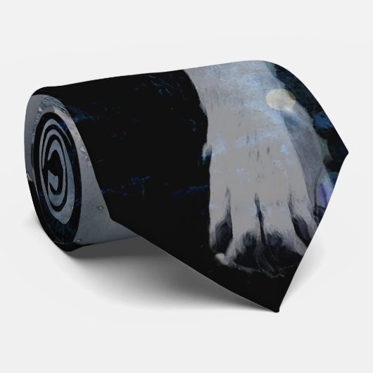 Cravate d'art faunique Wolf & Eagle (Roulé)