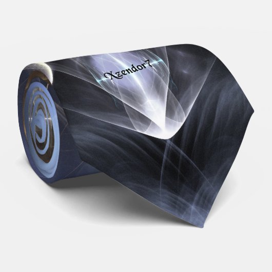 Cravate d'art fractal Heavenel Wing Cross (Roulé)