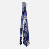 Cravate d'art funky Blue (Dos)