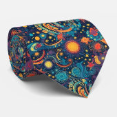 Cravate d'art Galaxy (Roulé)