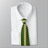 cravate d'art marrant vert foncé (Attaché)