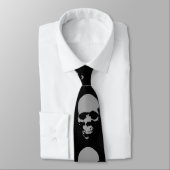 Cravate d'art Pop - gris noir (Attaché)